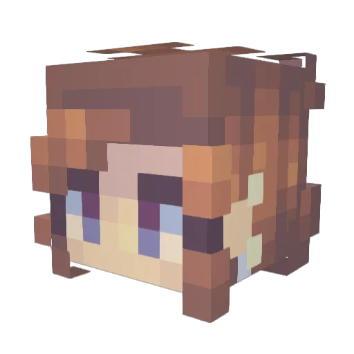 GoblinSh4rk Minecraft avatar head, 3D render