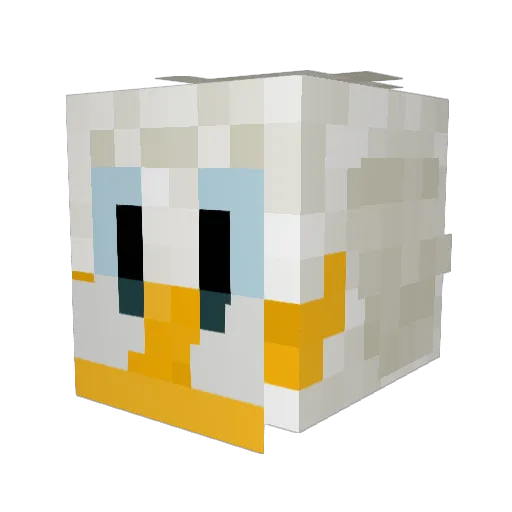GoblinguyTex Minecraft avatar head, 3D render