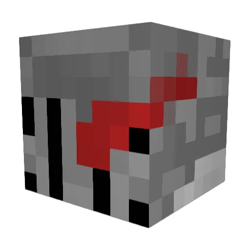 Goblinn Minecraft avatar head, 3D render