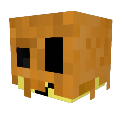 GobsonYT Minecraft avatar head, 3D render