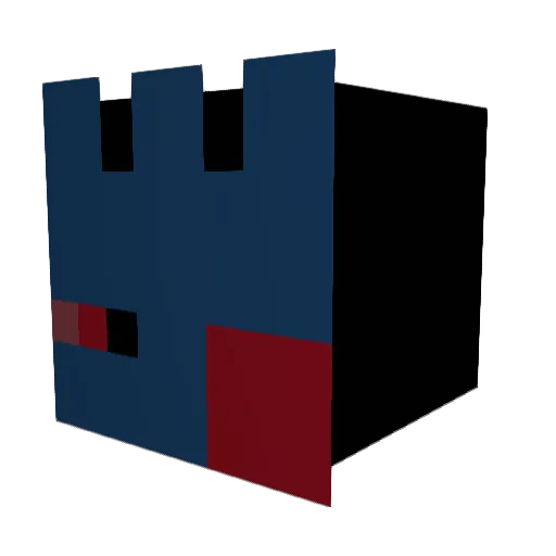 Goby326 Minecraft avatar head, 3D render