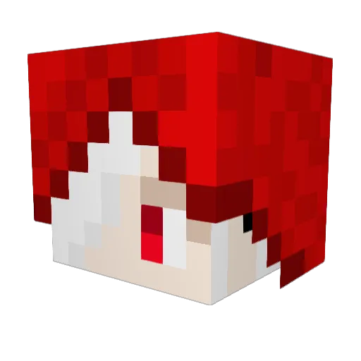Gochan1015 Minecraft avatar head, 3D render