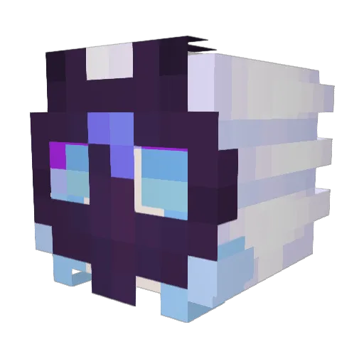 GochidoN Minecraft avatar head, 3D render