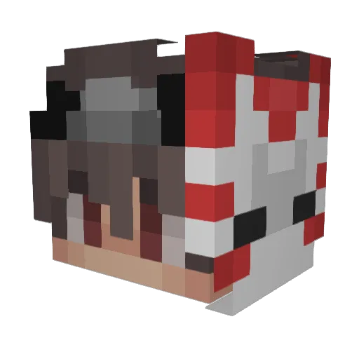 God0fAxe_ Minecraft avatar head, 3D render