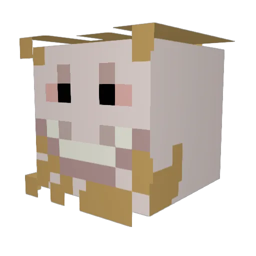 God0fCrying_OO7 Minecraft avatar head, 3D render