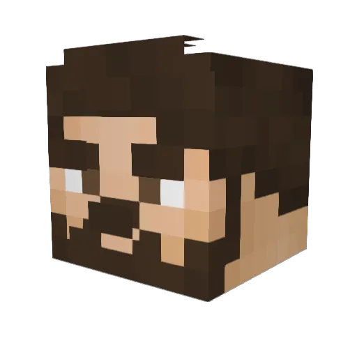 God2thereturn Minecraft avatar head, 3D render