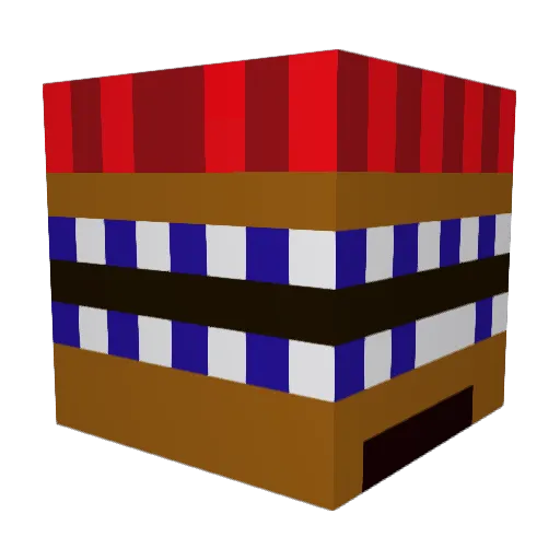 God3ater_PX Minecraft avatar head, 3D render