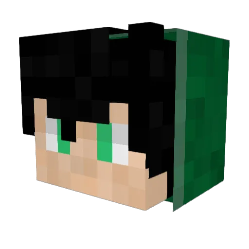 GodAlwaysSeeYou Minecraft avatar head, 3D render