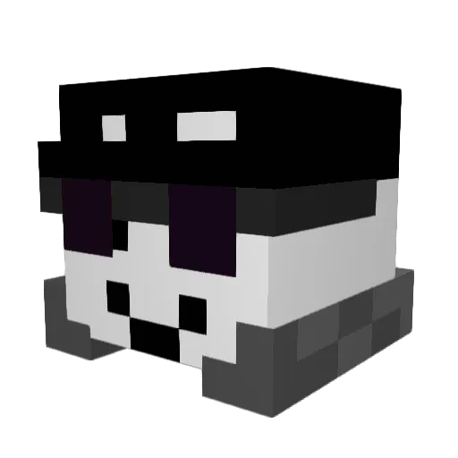 GodArab Minecraft avatar head, 3D render