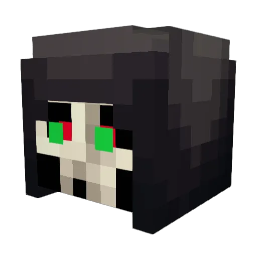 GodCentury Minecraft avatar head, 3D render