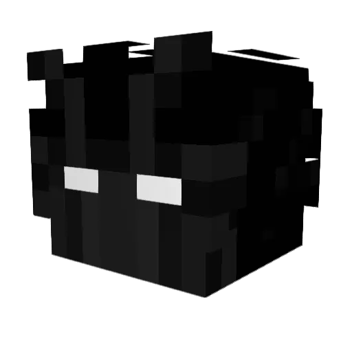 GodCringe Minecraft avatar head, 3D render