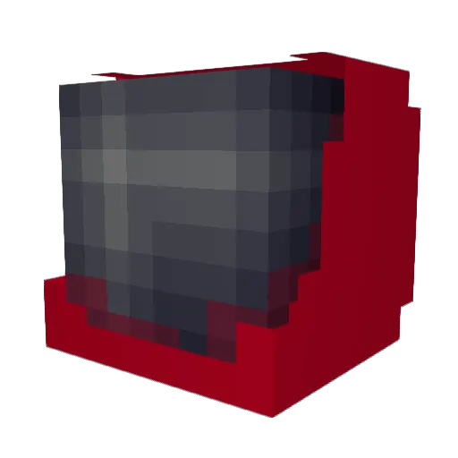 GodDeveloper Minecraft avatar head, 3D render