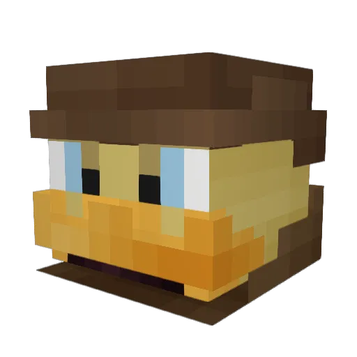 GodEmperorMWGA Minecraft avatar head, 3D render