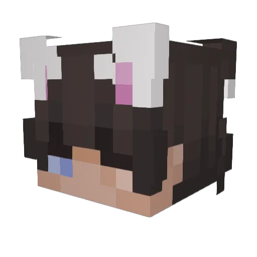GodFatherGlizzy Minecraft avatar head, 3D render