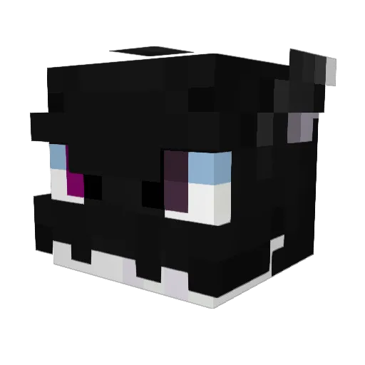 GodFatherPin Minecraft avatar head, 3D render
