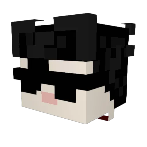 GodFelo Minecraft avatar head, 3D render