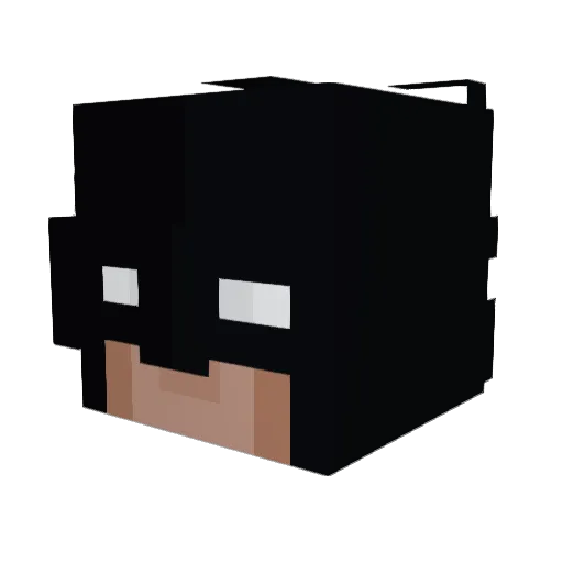 GodFishDu98 Minecraft avatar head, 3D render