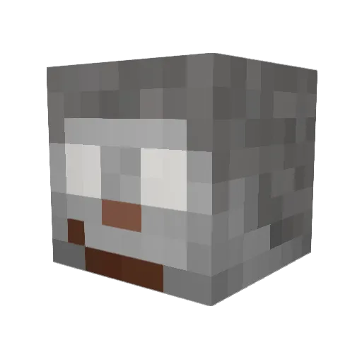 GodGamerMan09 Minecraft avatar head, 3D render