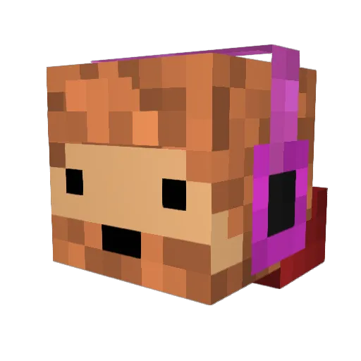 GodGoober Minecraft avatar head, 3D render