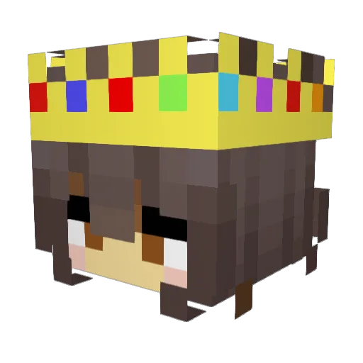 GodInventor7401 Minecraft avatar head, 3D render
