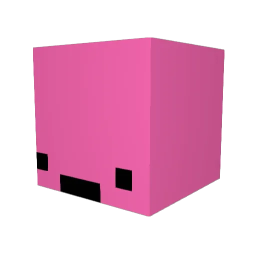 GodIsTheGoat Minecraft avatar head, 3D render