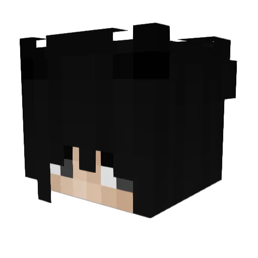 GodIsdra Minecraft avatar head, 3D render