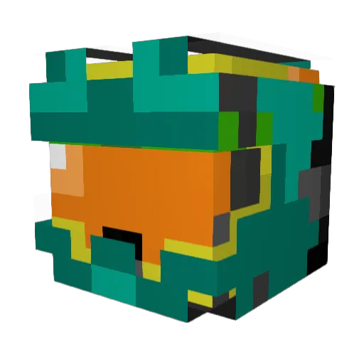 GodJettBHD Minecraft avatar head, 3D render