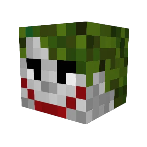 GodKing111 Minecraft avatar head, 3D render
