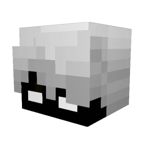GodKingRage Minecraft avatar head, 3D render