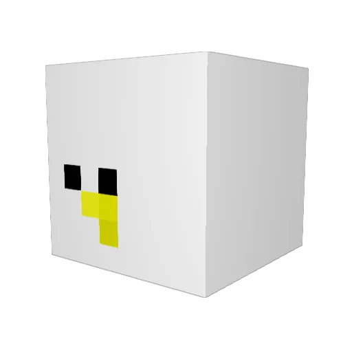 GodMC12 Minecraft avatar head, 3D render