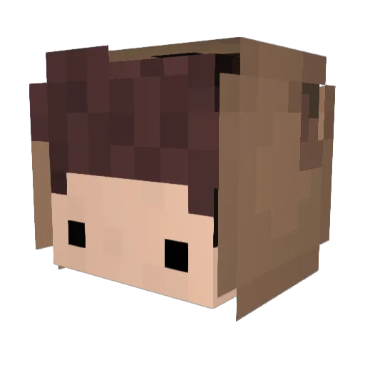 GodMaxey Minecraft avatar head, 3D render