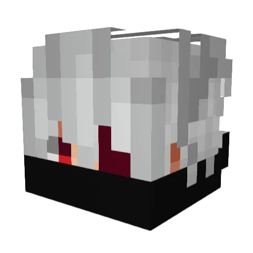GodNoxious Minecraft avatar head, 3D render