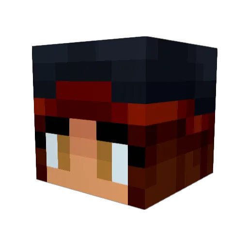 GodOfCuttlefish Minecraft avatar head, 3D render