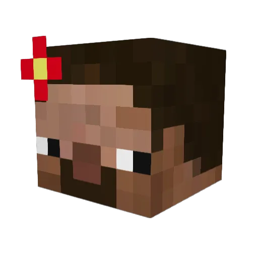 GodOfSpeed1 Minecraft avatar head, 3D render