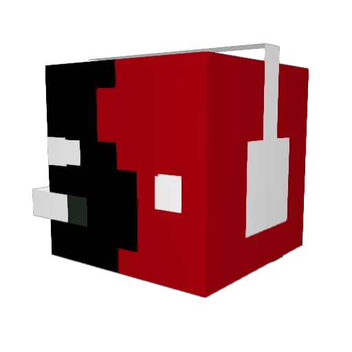 GodOfYeets Minecraft avatar head, 3D render