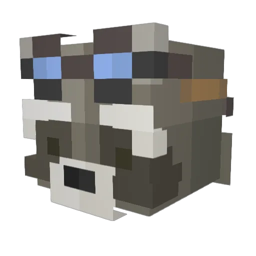 GodOnion Minecraft avatar head, 3D render