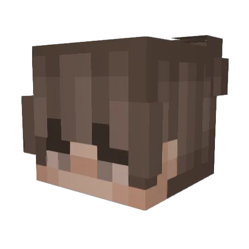 GodRSH Minecraft avatar head, 3D render
