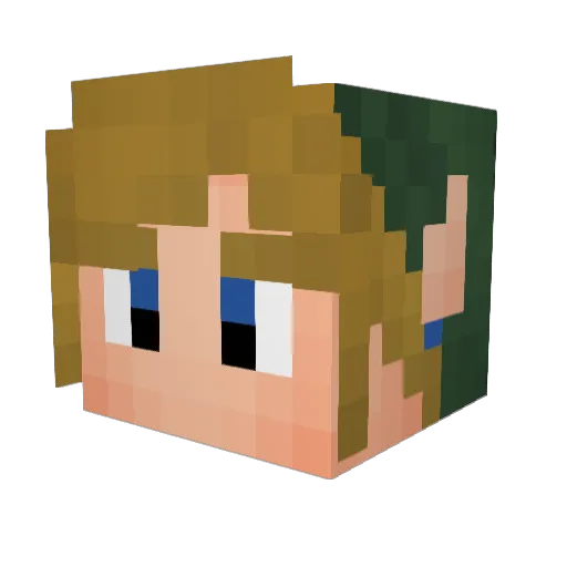GodSpeed116 Minecraft avatar head, 3D render