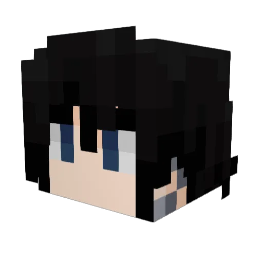 GodSpeed320 Minecraft avatar head, 3D render