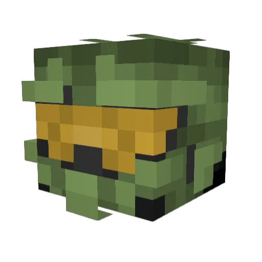 GodSquadron101 Minecraft avatar head, 3D render