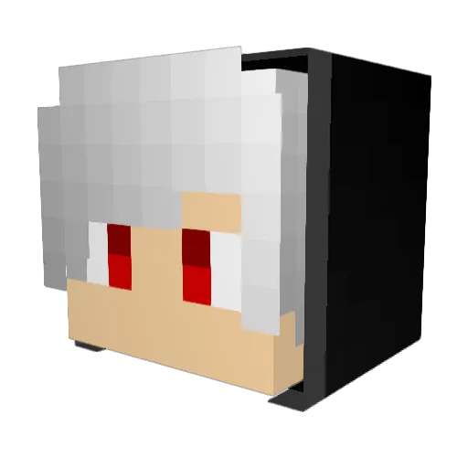 GodSyal Minecraft avatar head, 3D render