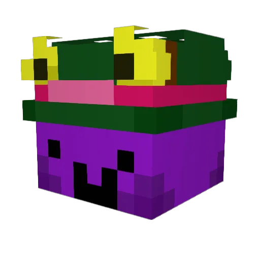 GodUndop Minecraft avatar head, 3D render