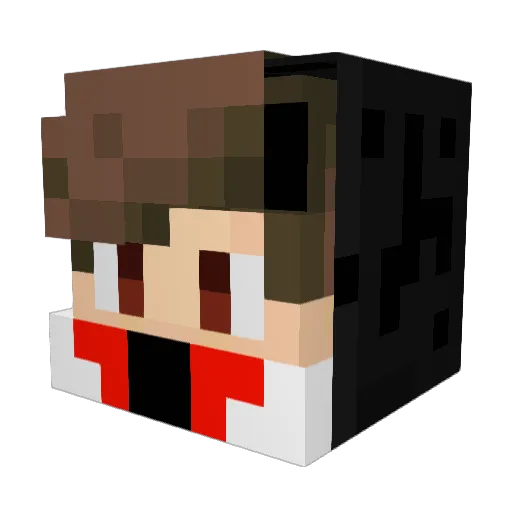 God_Axel Minecraft avatar head, 3D render