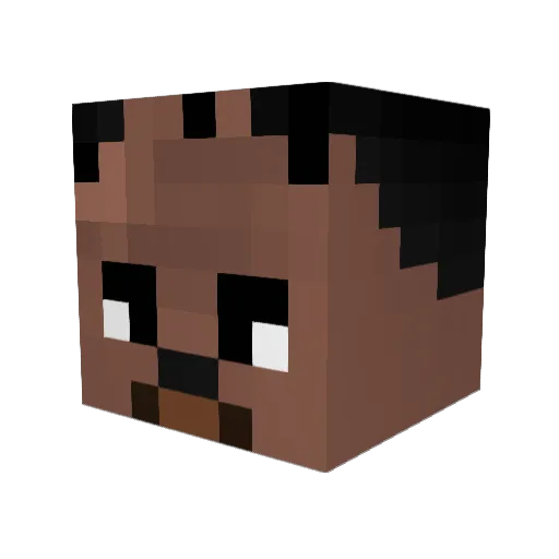 God_Ben Minecraft avatar head, 3D render