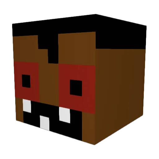 God_Emil Minecraft avatar head, 3D render