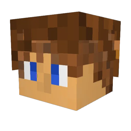 God_SUCCulus Minecraft avatar head, 3D render