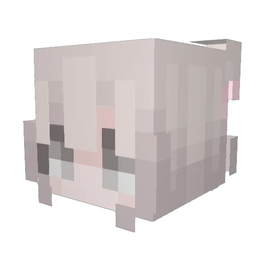 God_larry Minecraft avatar head, 3D render