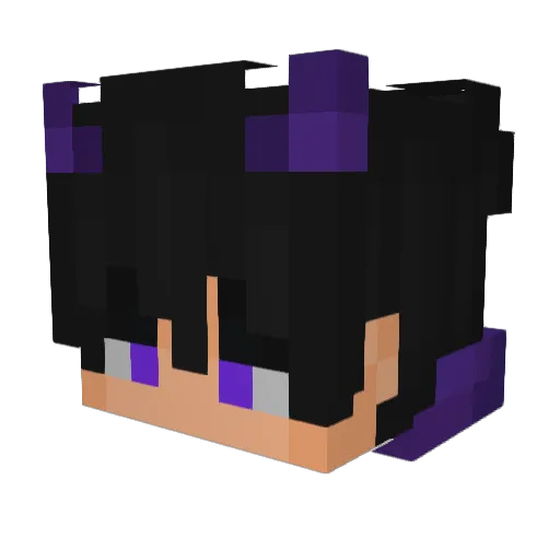 Godcode3 Minecraft avatar head, 3D render