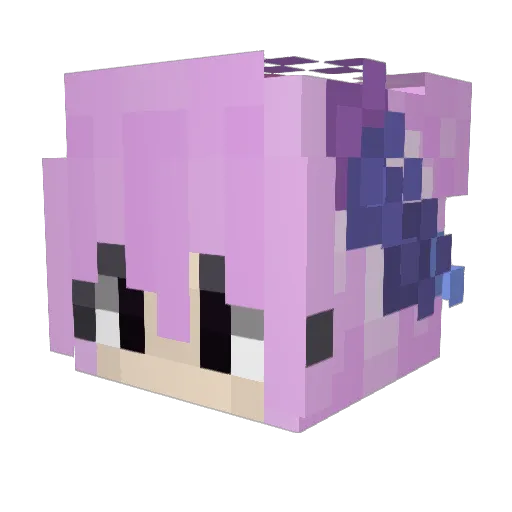 Goddes_of_Beauty Minecraft avatar head, 3D render