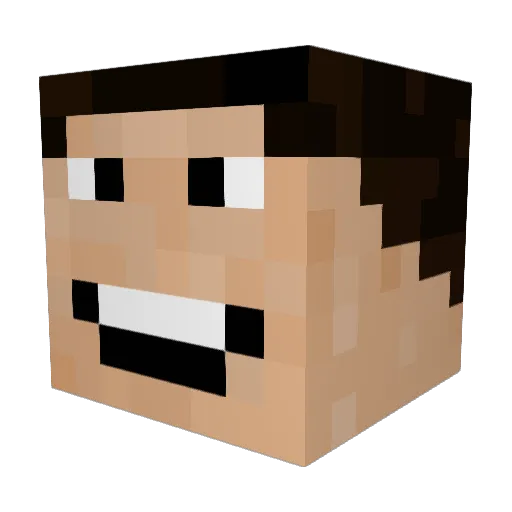 GoddessElyria Minecraft avatar head, 3D render